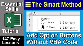 09-01 Add Group Box and Option Button form controls without VBA