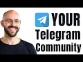 How to create a multi channel Telegram Group Productivity Coach Answers
