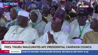 Logic Of Your Remarks Today Is Excellent, Tinubu Hails Shettima At APC Campaign Inauguration