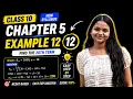 Class 10 Maths Arithmetic Progressions Chapter 5 Example 12 NCERT