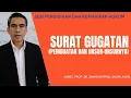 Lagu SURAT GUGATAN : PEMBUATAN DAN UNSUR-UNSURNYA