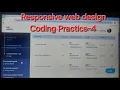 Coding Practice-4 Responsive Web Design CCBP NXTWAVE HTML CSS BOOTSTRAP