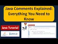 Java Comments Explained Everything You Need to Know What is a comment in Java Java Tutorial