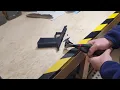 First time using a fret cutter to remove the tabs from a P80 lower