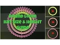 Round Loom Hat Size and Height Guide