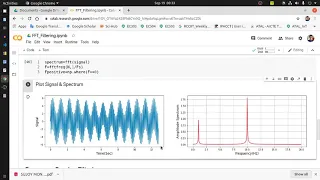 FFT Filtering Python