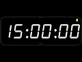 15 Hour - TIMER \u0026 ALARM - 1080p - COUNTDOWN