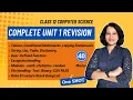 Unit 1 Complete PYTHON Portion ONE SHOT Class 12 Computer Science ENGLISH