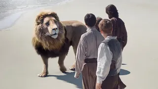 مجموعة اخوات بيدخلوا جوا لوحة بتوصلهم لعالم غريب الحيوانات فيه بتتكلم Narnia The Voyage 
