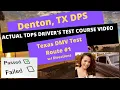ACTUAL TEST ROUTE Denton Tx TDPS Driver s Test Route - Behind The Wheel License Tip Texas DMV