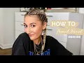 HOW TO FRENCH BRAID YOUR OWN HAIR STEP BY STEP