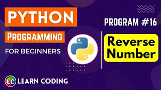 Reverse a Number in Python Learn Coding
