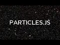 Create a dynamic background with ParticlesJS