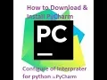lec - How to Download and Install Pycharm for Python Configure Interpreter