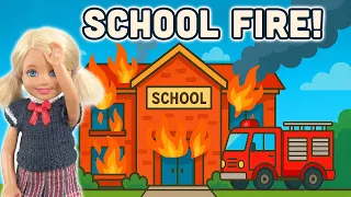 Barbie The School Fire Ep 482  Barbie The School Fire Ep 482