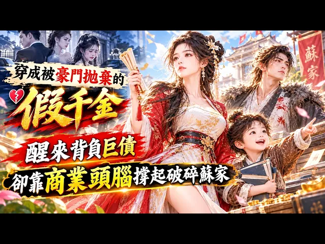 一口气看完丨穿成被豪門拋棄的假千金,醒來背負巨債,卻靠商業頭腦撐起破碎蘇家