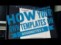 Create your own templates in Goodnotes5 Tutorial Engineer Perspective