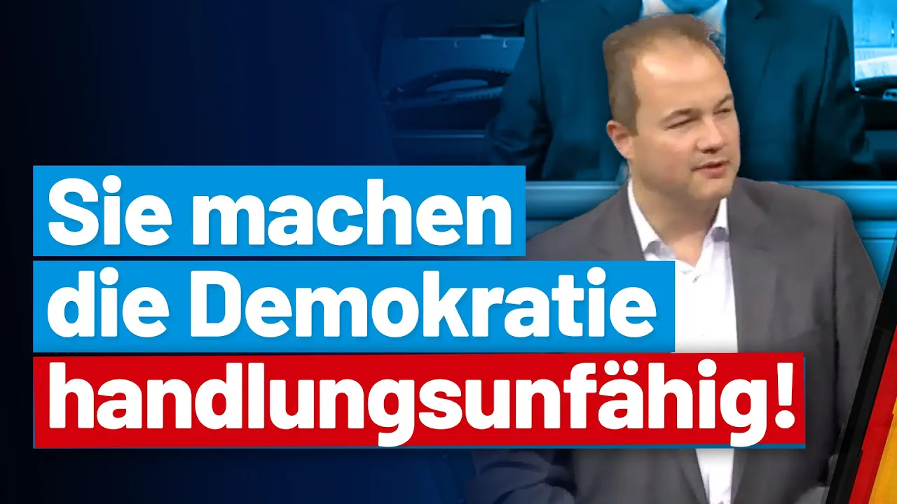 Ihre Taten zeigen: Sie wollen GAR NICHTS bewegen! Martin Sichert - AfD-Fraktion im Bundestag