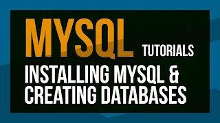 MySQL and PHPMyAdmin Installation - Creating your first Database