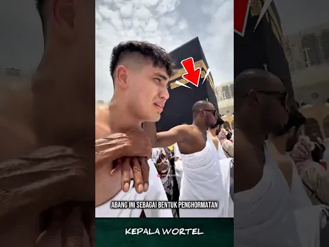 Viral‼️Abang Ini Rela Memikul Ayahnya di Tanah Suci😭❤️ #shorts