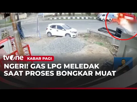 Gas LPG Meledak saat Proses Bongkar Muat, Seorang Anak Alami Luka Bakar