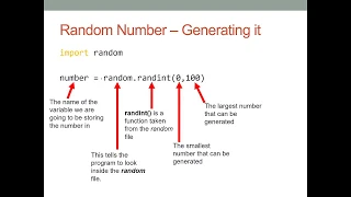 Python Lesson 14 - Random Numbers