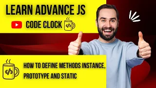 18 3 How to define methods instance prototype and static in Javascript