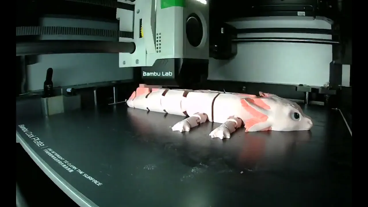 Articulated Axolotl Toy