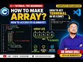 C Programming Arrays Array Indexing Array Elements For Loop CS 301P Beginner C