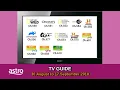 Astro TV Guide 30 August To 17 September 2018