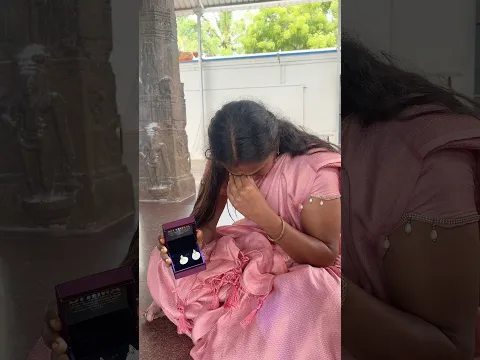 இப்பிடி ஒன்ன நா எதிர்பாக்கல 🥰💯🎁@robertmeena #trending #sad #real #new #coupel #emotional #family
