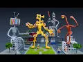Download Lagu 😱 All SIREN HEAD ( Lvl 999 gold - Traffic light - Light head - TV head) | Trevor Henderson with Clay