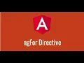 ngfor in angular