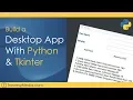 Desktop GUI App With Python Tkinter