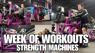 Full Week of Workouts for Beginners at the Gym STRENGTH TRAINING MACHINES