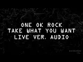 Download Lagu One Ok Rock - Take What You Want / Live Acoustic Ver. Audio