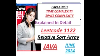 Relative Sort Array Leetcode 1122 Java Tutorial Developer Coder