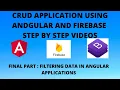 Filtering data in Angular Applications
