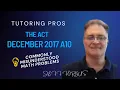 ACT Math Review Unusual Math Problems - December 2017 A10