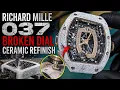 Richard Mille 037 Broken Dial Repair Ceramic Refinish