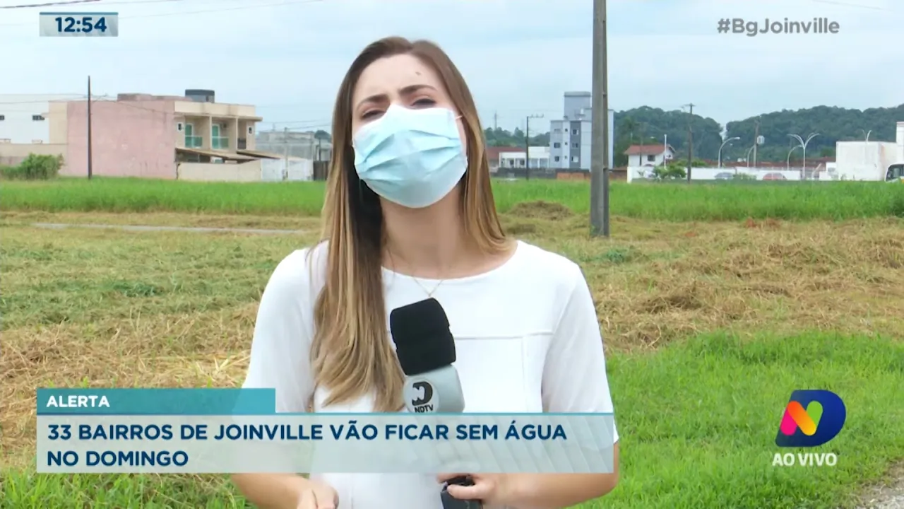 Alerta: 33 bairros de Joinville vão ficar sem água no domingo