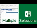 Excel Drop Down List Multiple Selection