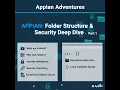 Appian Adventures Folder Structure Security Part 1