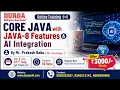CORE JAVA with JAVA-8 Features AI Integration Online Training DURGASOFT