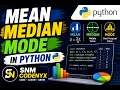 Mean Median and Mode in python