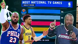 Which NBA teams deserve more National TV games
