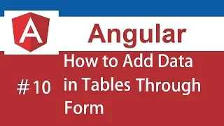 Add Data in table through Form in angular js Basics of Angular JS Part-10