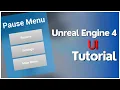 Unreal Engine 4 UI Pause Menu Tutorial
