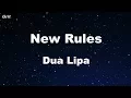 Download Lagu New Rules - Dua Lipa Karaoke 【With Guide Melody】 Instrumental