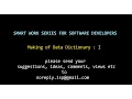 Making Data Dictionary Part 1